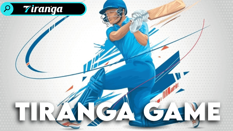 Rajasthan Royals players with Tiranga Game backdrop in a vibrant digital setting